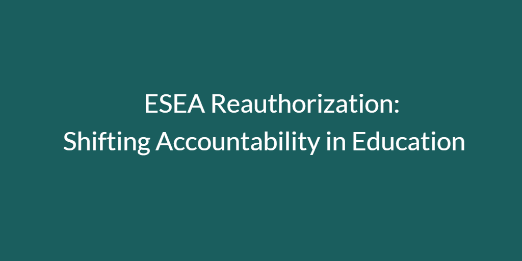 Reauthorization of ESEA